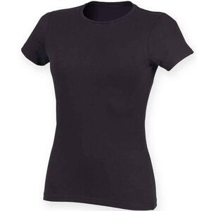 SF Womens/Ladies Feel Good T-Shirt / Navy